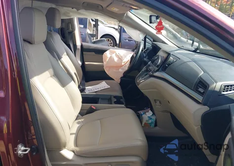 2019 Honda Odyssey Ex-L из США, поврежденный, VIN 5FNRL6H78KB009259